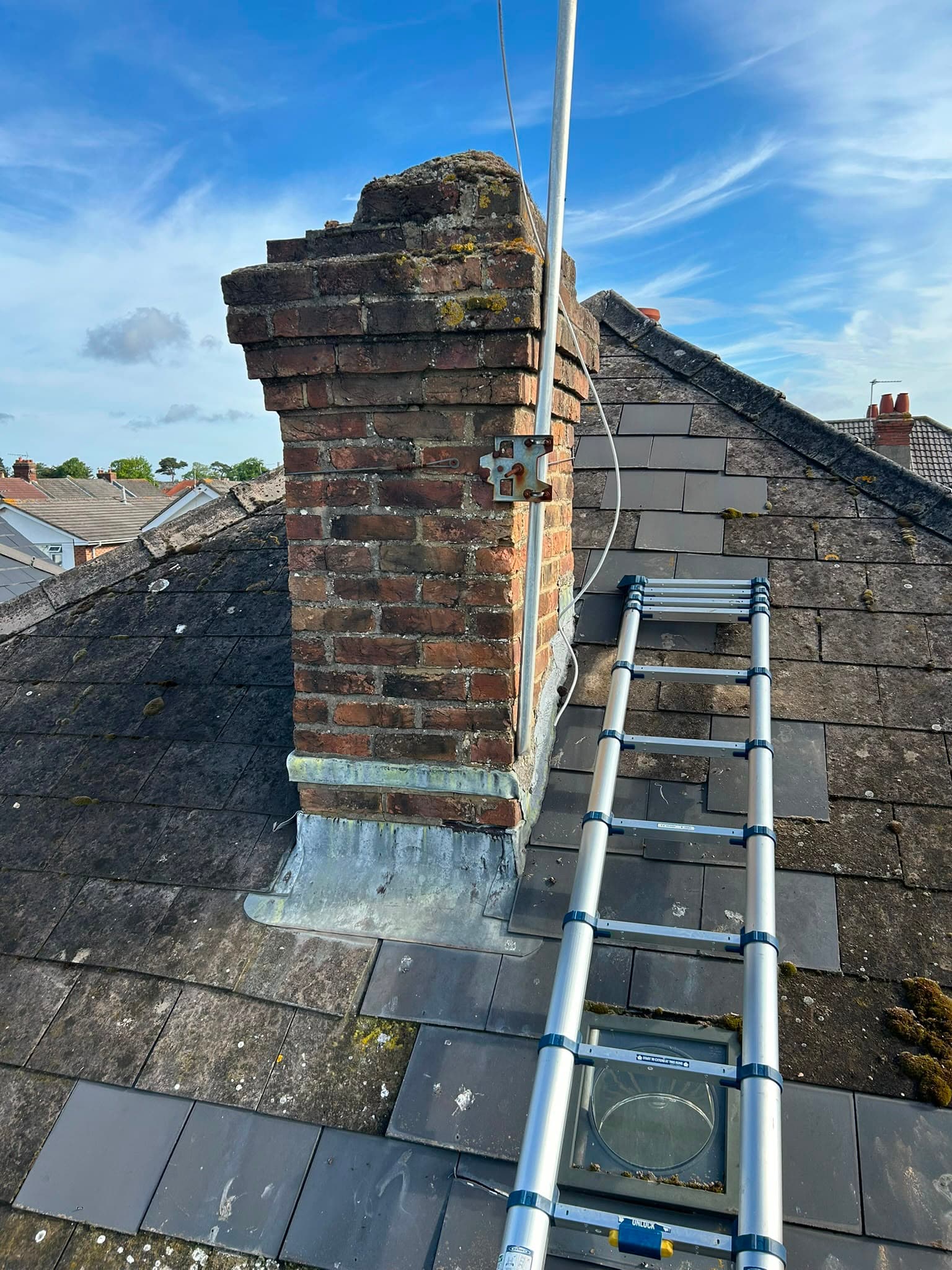 Chimney repair and re-pointing work